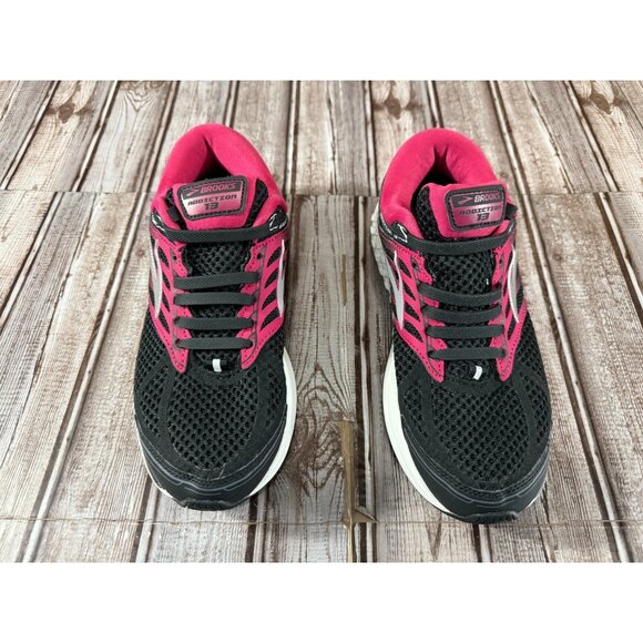Brooks Addiction 13 Running Shoes Size 7.5 B color Black Pink - Picture 2 of 8